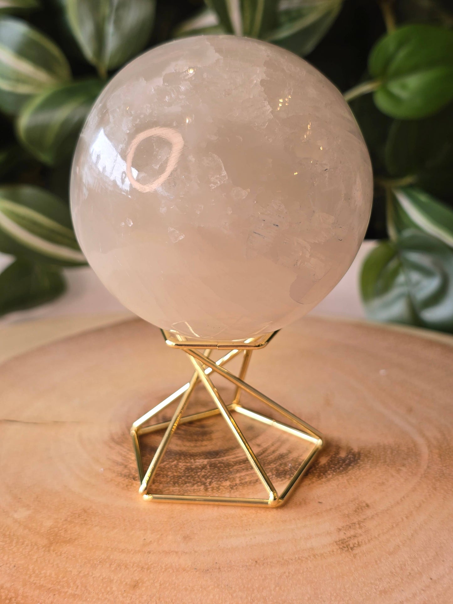 Selenite Sphere - 525g - 70-75cm