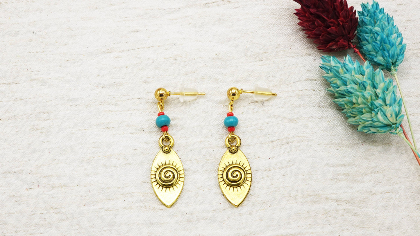 Boho Evil Eye Earrings