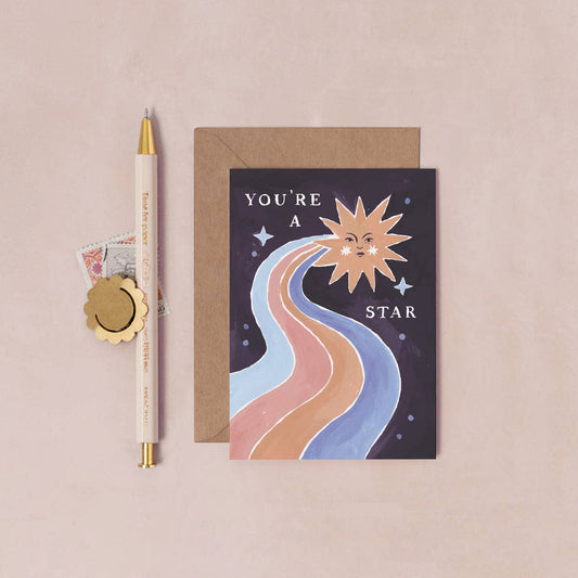 You're A Star Mini Card | Thank You Cards | Mini Cards