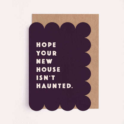 Haunted New House Card | Funny Housewarming New Home Cards
