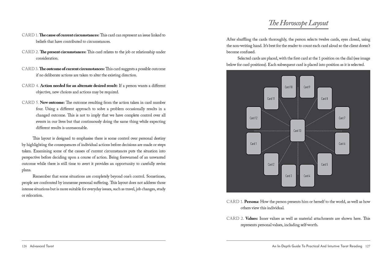 Advanced Tarot Book Blue Angel