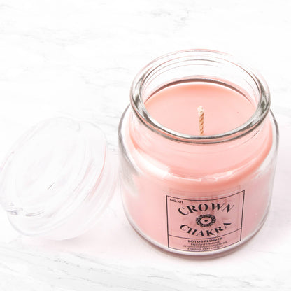 Seven Chakra Candles: Heart - Jasmine Scent