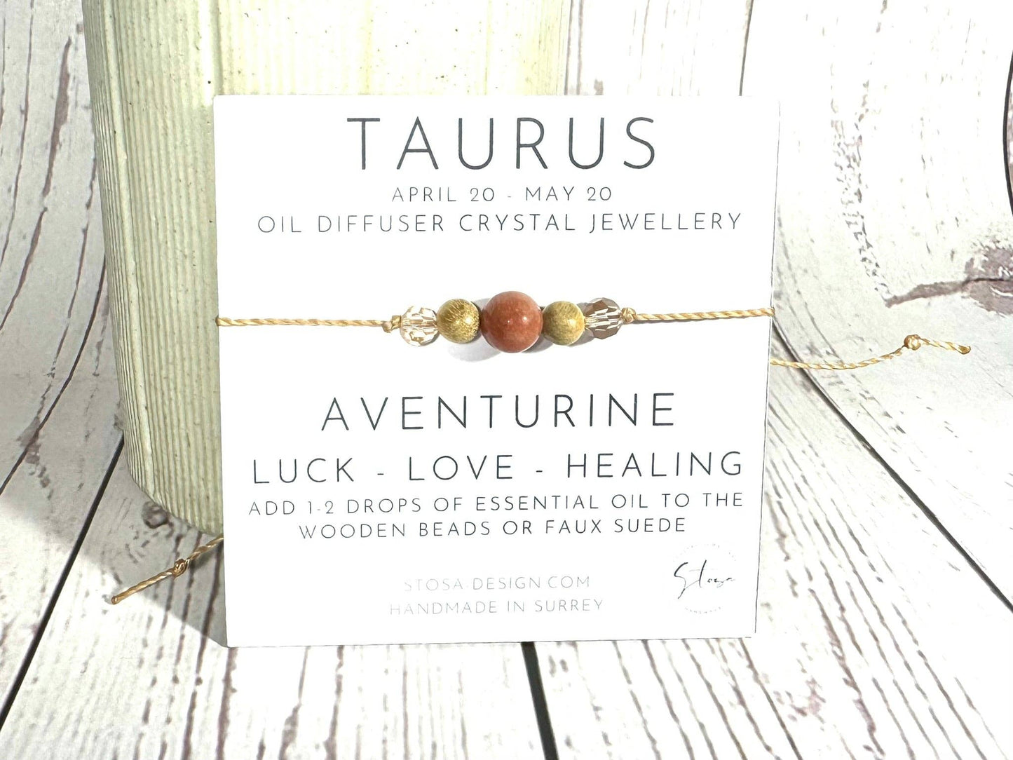 Zodiac Oil Diffuser Bracelet: Virgo