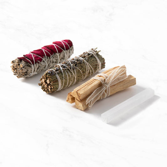 Earth’s Smudge Ritual Gift Set – Cleanse, Ground & Uplift