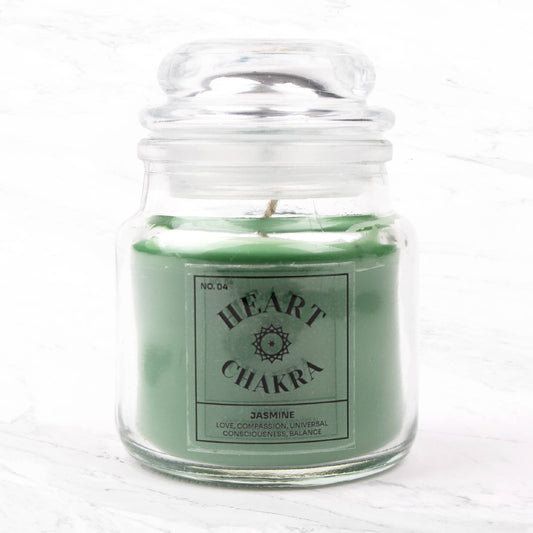 Seven Chakra Candles: Heart - Jasmine Scent