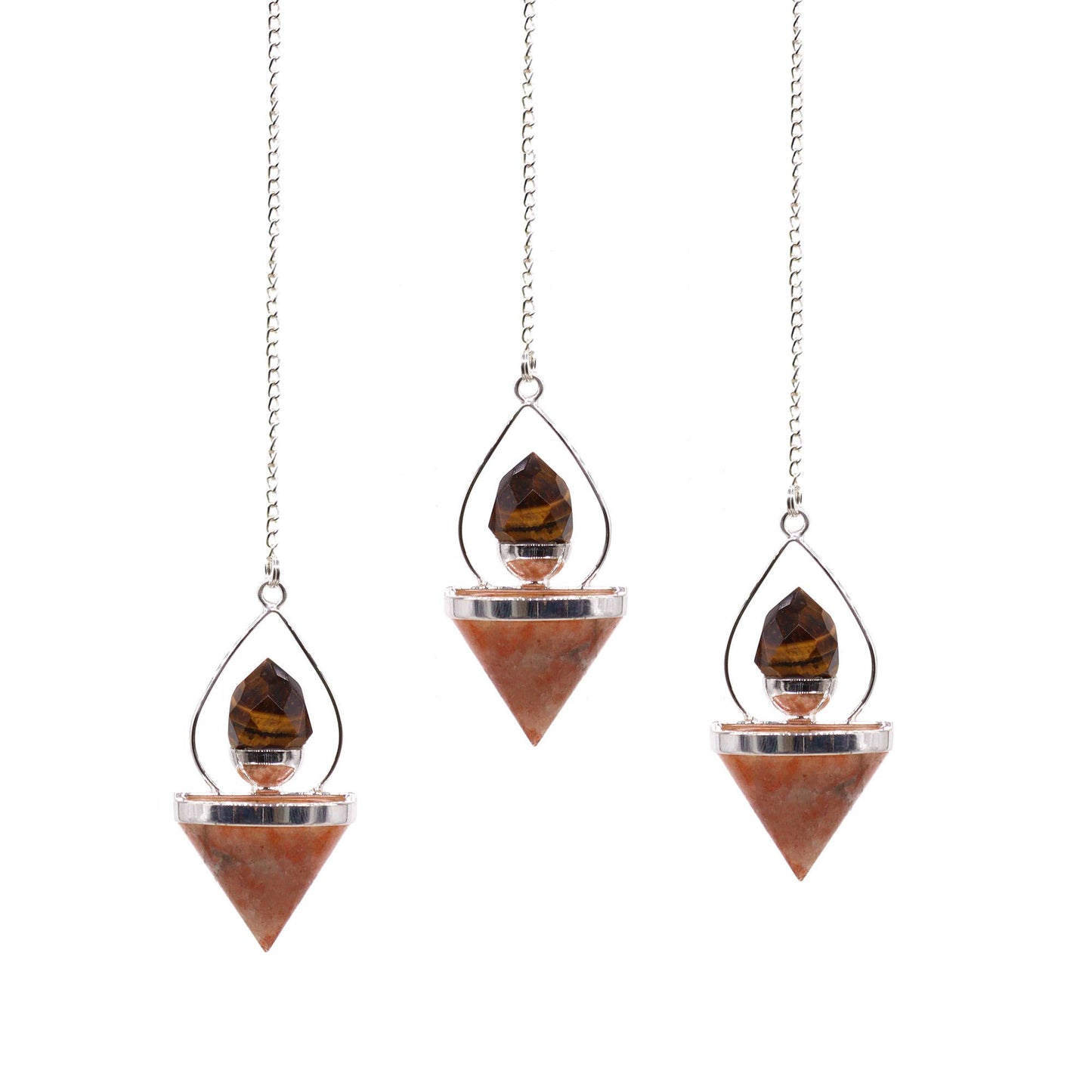 Lantern of Life Pendulum - Sunstone & Tigereye
