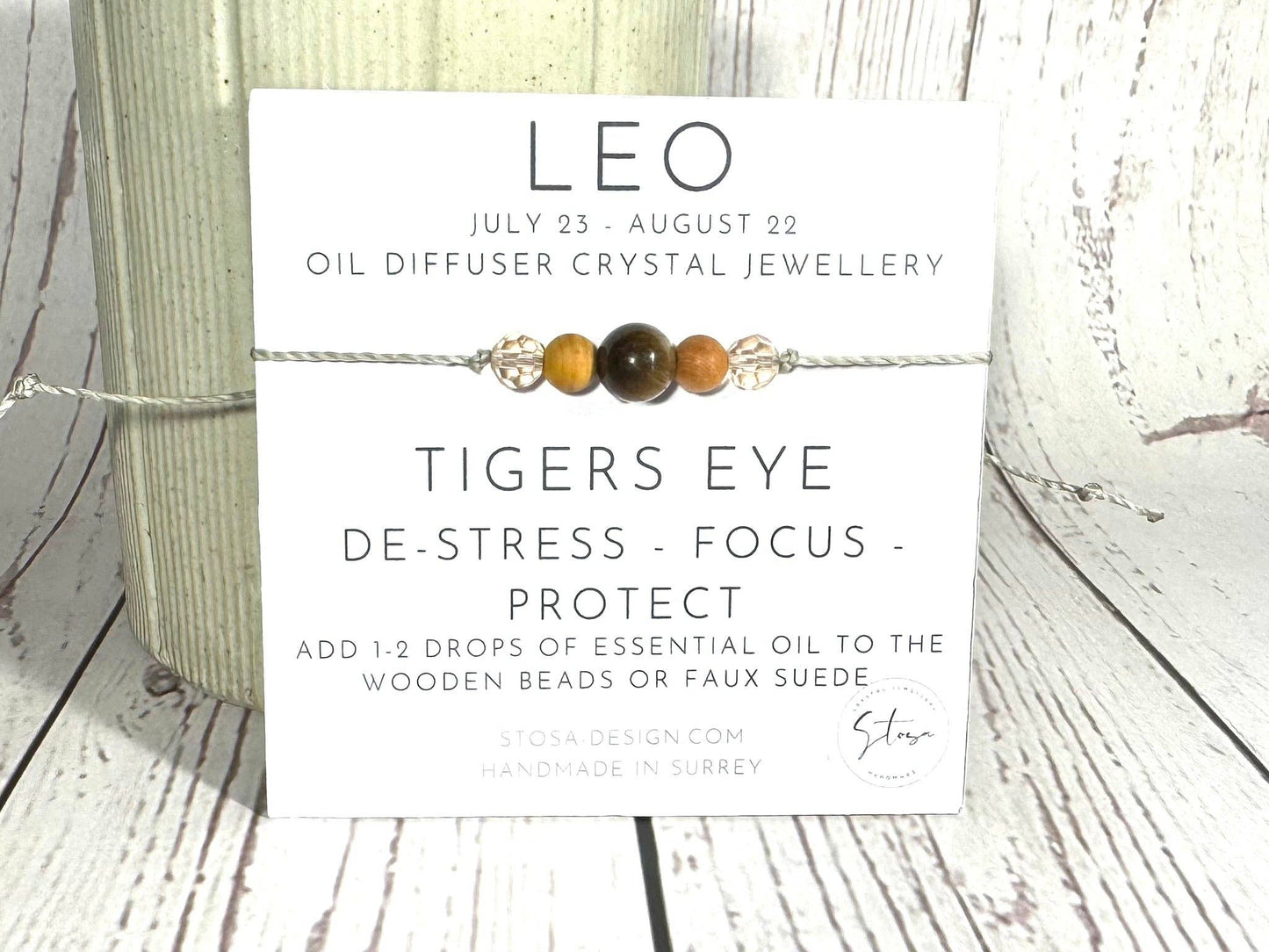 Zodiac Oil Diffuser Bracelet: Taurus