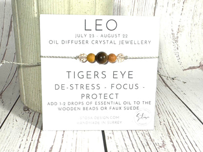 Zodiac Oil Diffuser Bracelet: Taurus