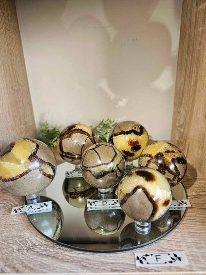 Septarian Crystal Spheres: E