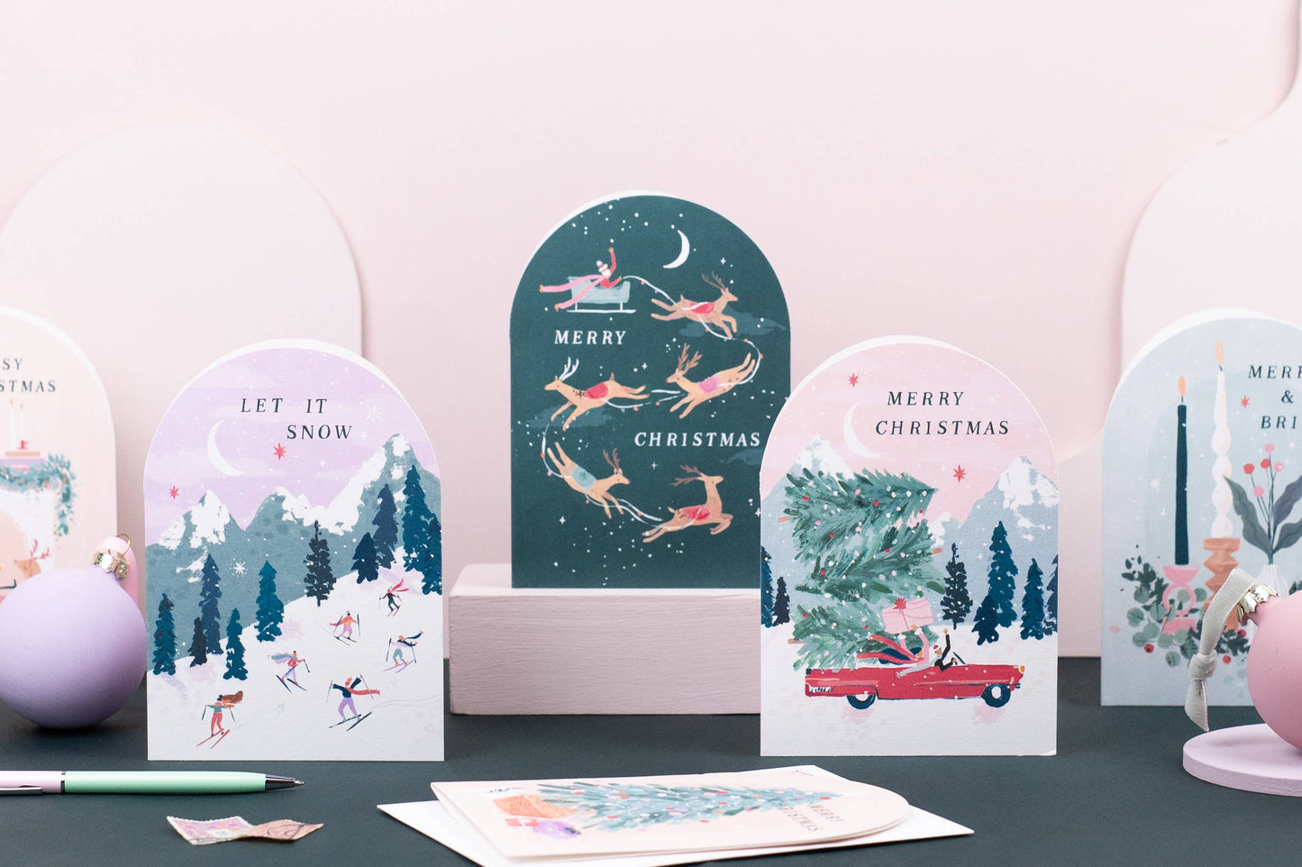 Reindeer Christmas Card | Holiday Cards | Seasonal Cards
